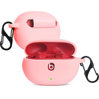 VISOOM Compatible with Beats Studio Buds 2021 Case , Silicone Soft Carrying Cases Protective Wireless Charging Cover Skin with Beats Studio Earbuds