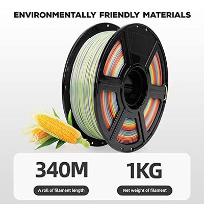 FLASHFORGE PLA Filament 1.75mm, 3D Printer Filament 1kg (2.2lbs) Spool, Dimensional  Accuracy +/- 0.02mm, 3D Printing Filament Easy to Use and Fits for Most FDM  3D Printers (Silk Rainbow) - Yahoo Shopping