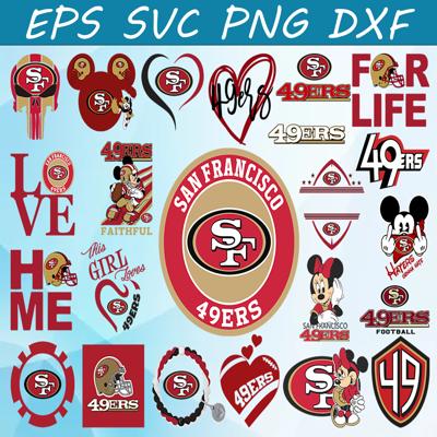 San Francisco 49ers Svg, 49ers Svg, San Francisco 49ers Logo - Inspire  Uplift