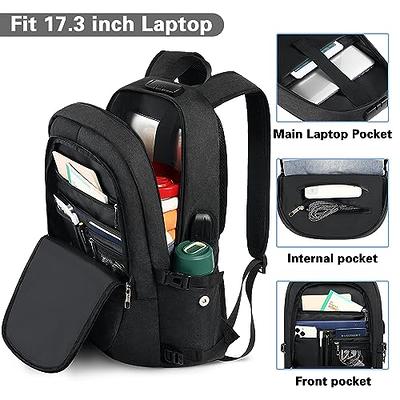 Sowaovut Travel Laptop Backpack Anti-Theft Bag with usb Charging Port and  Password Lock Fit 16 Inch Laptops for Men Women