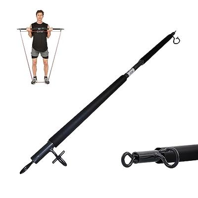 Pilates Bar Kit, ALongSong Gym Bar Kit with 6 Resistance Bands  (20/30/40lb), Portable Home Workout Equipment Adjustable Height Bands Bar Pilates  Exercise Equipment Bar Kit for Home Full-Body Workouts - Yahoo Shopping