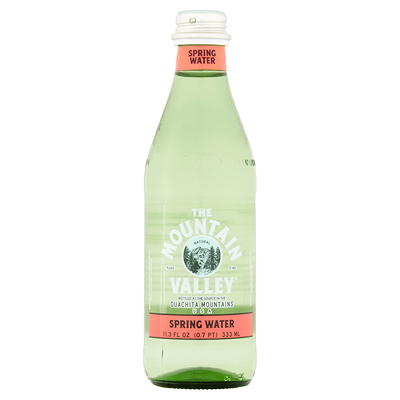 Mountain Valley, Spring Water, Glass Bottle, 16.9 ounces (Pack of 12)