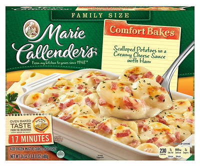 Marie Callender S Comfort Bakes Multi Serve Frozen Dinner Scalloped Potatoes In A Creamy Cheese Sauce With Ham 24 Ounce Yahoo Shopping