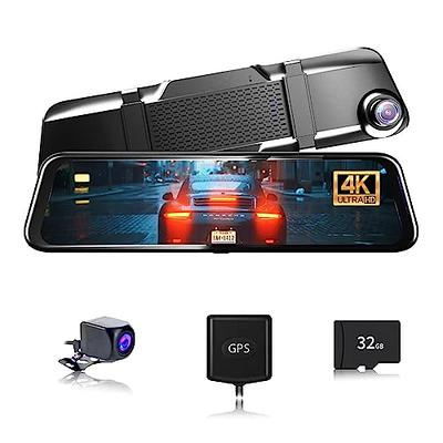 Fitcamx Front 4K+Rear 1080P Dash Cam Adapts for Chevrolet Blazer 2019 2020  2021 2022 2023 (Has Auto Dimming Mirror), OEM Style, Dual HD Video, Loop