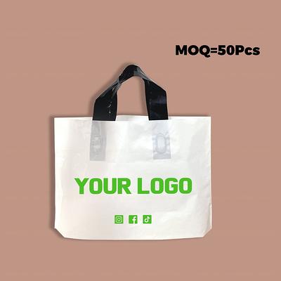 Camtoms Plastic Shopping Bags for Small Business | 16x18 Extra Large  Merchandise Bags | Boutique Bags | Big Retail Bags with Handles | Bolsas de