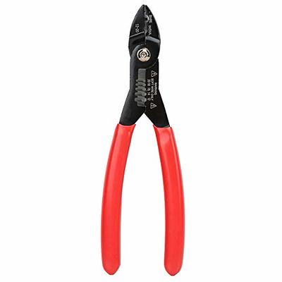 Wire Stripper, Multifunctional Wire Strippers Electrical with Cuts 8 10 12  14 16 18 20 22 AWG Cutter Pliers Splitter Winding Wires Cable Crimper