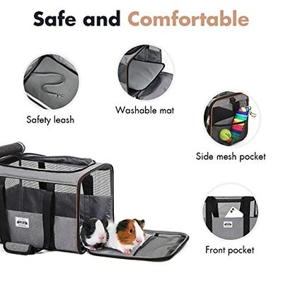 A4Pet Airline Approved Cat Carrier Dog Carriers,Removable Soft