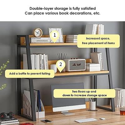 Corner Stand Shelf 2 Tier Counter Table Organizer Space Saver Wood Pipe  Modern Shelf Living Room Kitchen Utensils Cosmetics Storage Rack 