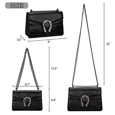 Loiral Shoulder Bags for Women, Cute Hobo Tote Leather Handbag Mini Clutch  Purse with Zipper Closure, Black : Clothing, Shoes & Jewelry 