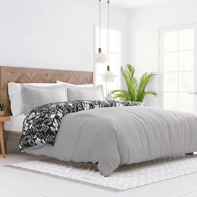 Ienjoy Home Home 3-Piece Gray Full/Queen Duvet Cover Set