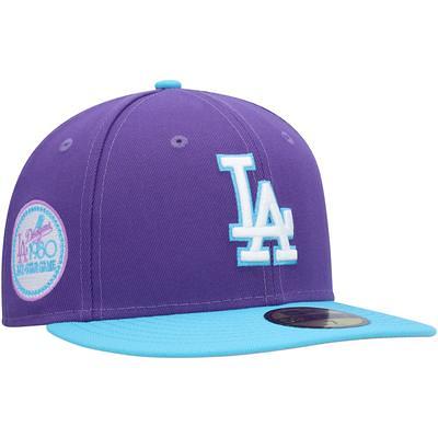 Men's New Era Blue/Orange Los Angeles Dodgers Vice Highlighter 59FIFTY Fitted Hat