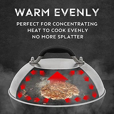 HULISEN Burger Press, Stainless Steel Hamburger Smasher, Non-Stick Smooth  Square Bacon Grill Press - Professional Griddle Accessories Kit for Flat  Top