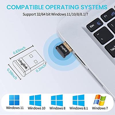 Bluetooth Adapter for PC,USB 5.0 Bluetooth Adapter Ultra Small Design,Bluetooth  dongle Compatible with Windows 11/10/8.1/7,Headphones, Speakers, Keyboard,  Mouse, Printer and More（2 Pack） - Yahoo Shopping
