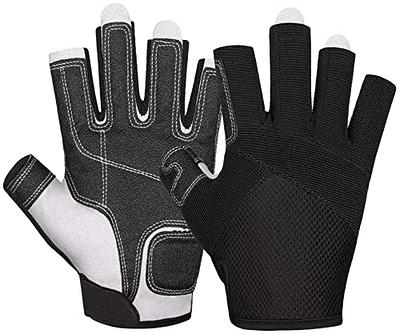 Riverruns UPF 50+ Fingerless Fishing Gloves Fishing Sun Gloves