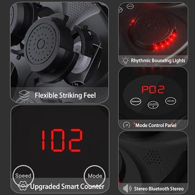  Smart Music Boxing Machine, Wall Mounted Boxing Machine with  USB Charging and Bluetooth Connection, Wall Mounted Lighting Target Boxing  Trainer for Home Exercise (Color : Boxing Machine+Children's gl : Sports 