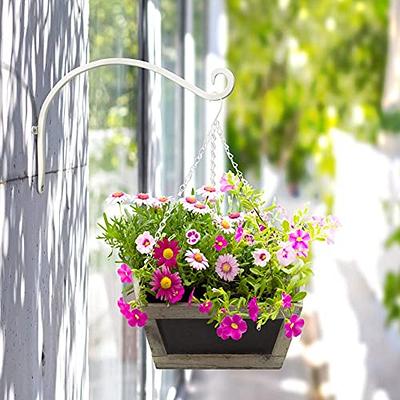 AJART White Plant Hanger Outdoor: 12-Inch Plant Hooks for Wall Indoor -  Metal Plant Bracket Hook for Hanging Flower Baskets - Yahoo Shopping