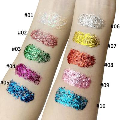 Mysense Royal Blue Body Glitter Gel, Singer Concerts Face Glitter Makeup,  Music Festival Rave Face Eye Hair Accessories, Chunky Glitter Mermaid  Sequins, Sparkling Glitter Face Paint for Women, 30g - Yahoo Shopping