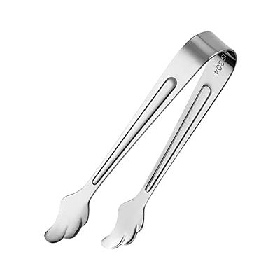 Metal Ice Scoop 6 Oz，Kitchen Ice Scooper for Ice Maker, Small Food Scoops  for Bar Party Wedding Pet Dog Food, Stainless Steel Silver