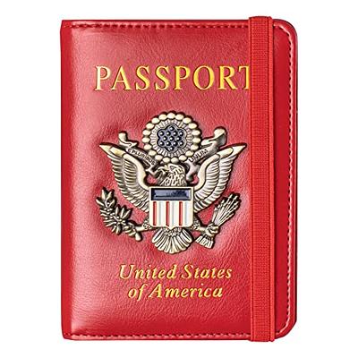 Melsbrinna Passport Holder,Passport Holder Card Slots