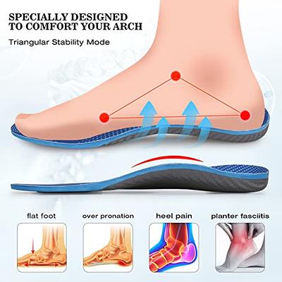 Comfort and Energy Work Massaging Gel Insoles, Women Sizes 6 to 11,  Black/Blue, Pair - Egyptian Workspace Partners