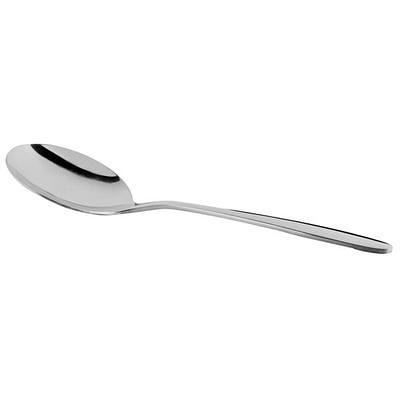 Acopa Vernon Black 6 1/16 18/0 Stainless Steel Heavy Weight Teaspoon -  12/Case