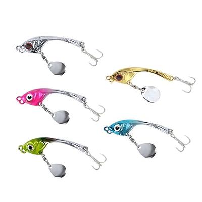 LURESMEOW Fishing Spoons Lures Blade Baits for Bass Spinner Spoon Blade  Swimbait Fishing Lures for Freshwater Saltwater Metal VIB Hard Blade Bait  Fishing Spoon Lures for Bass Walleye Trout - Yahoo Shopping