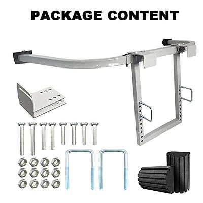 Ladder Roof Hook with Wheel, Heavy Duty Extension Ladder Stabilizer, Roof  Ridge Extension, T-Bar Rubber Grip for Damage Prevention,Ladder Hooks Two  Hooks，Easy to Access Steep Roofs 