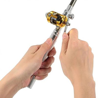 Portable Mini Pen Fishing Rod 1m Telescopic Pocket Rod Pole With