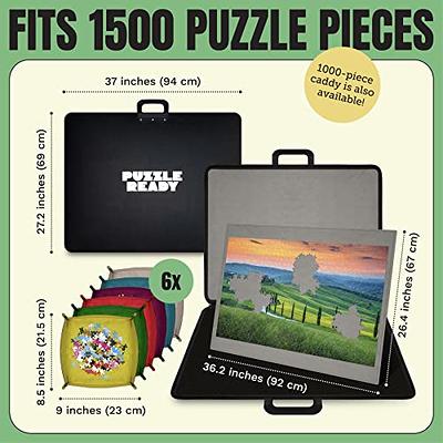 Bits and Pieces - 1500 Piece Puzzle Caddy-Porta-Puzzle Jigsaw Caddy - Puzzle Accessory Puzzle Table