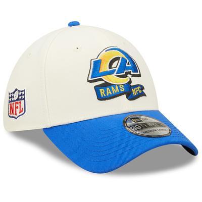 Los Angeles Rams New Era 2023 Sideline Historic 39THIRTY Flex Hat -  Cream/Royal