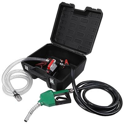 GAOMON Heavy Duty Fuel Box Transfer Pump Kit,10GPM/40LPM Electric  Self-Priming DC 12V,Carrying Case Includes Portable Alligator Clamps,  Aluminum Auto Nozzle, Delivery&Suction Hose with Filter - Yahoo Shopping