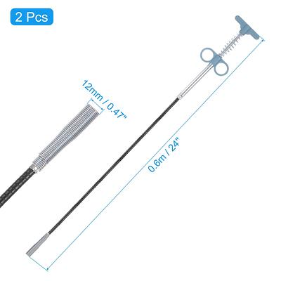 2pcs Drain Hair Removal Tool Sticks, Sink Drain Cleaning Tools, Shower Drain  Cleaner, Suitable For Kitchen, Bathroom, Bathtub Pipe