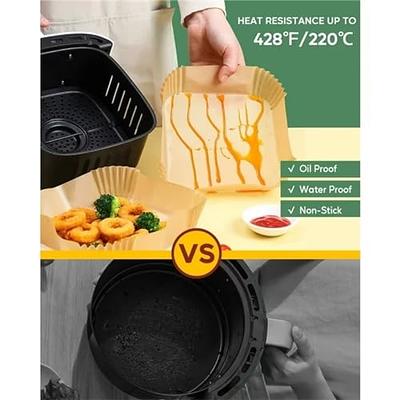 Air Fryer Silicone Liners, Znben 8 Inch Reusable Silicone Air