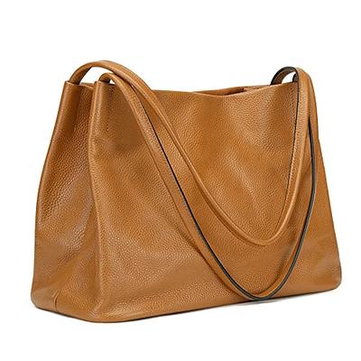  Kattee Soft Genuine Leather Tote Bags for Women Casual