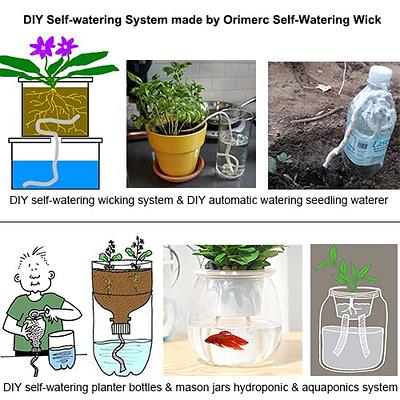 ORIMERC 12 Pack 3 inch Net Cup Pots with 12 feet Hydroponic Self