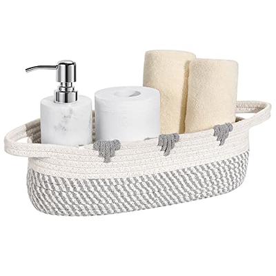 Small toilet paper basket. Bathroom storage basket. Rectangu - Inspire  Uplift