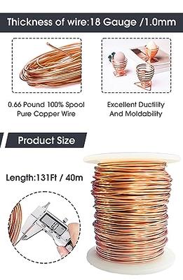 18 Gauge Pure Copper Wire Length Soft Wire Length Solid Bare