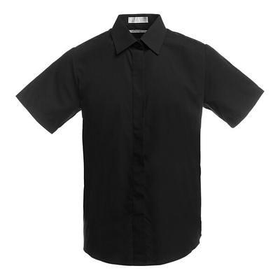 Henry Segal Men's Customizable Black Short Sleeve Cafe / Bistro Shirt - XS  - Yahoo Shopping