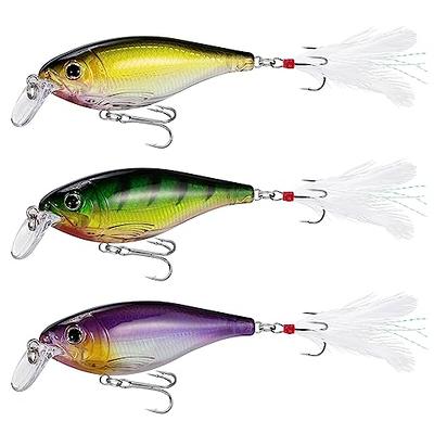  Sougayilang Minnow Fishing Lures Crankbaits Set