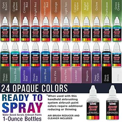  Airbrush Paint Set - 24 Colors Ready to Spray Airbrush