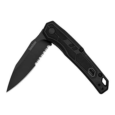 ZENPORT:Zenport Folding Pocket Knife, Serrated 3.5-Inch Blade, Box