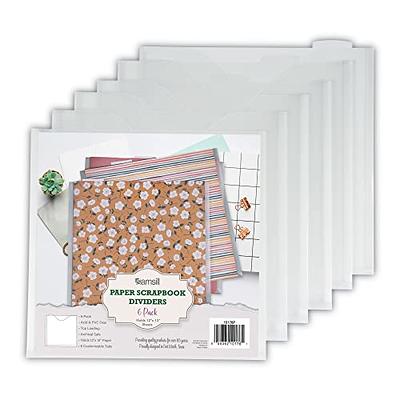 Samsill 12x12 Paper Storage, Clear Magazine File Holder for Scrapbook Paper  or Vinyl Storage,3 Pack - Yahoo Shopping