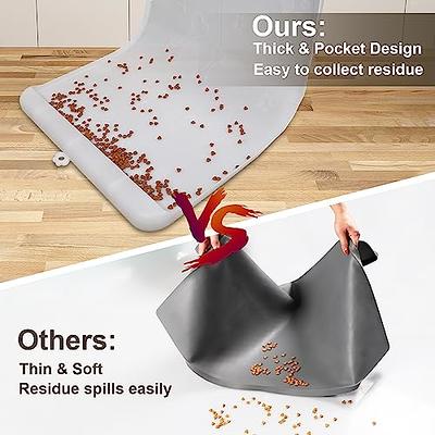 Dog Food Mat - Silicone Dog Mat for Food and Water - 28 x 20 Pet Feeding  Mats