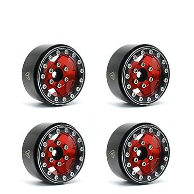 TREAL SCX24 Wheels 1.0'' Beadlock Wheels(4P) Vinatge Wheels for 1