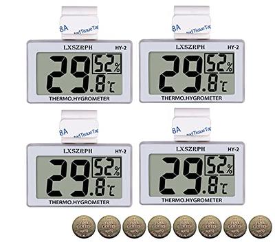 GXSTWU Reptile Hygrometer Thermometer LCD Display Digital Reptile Tank  Hygrometer Thermometer with Hook Temperature Humidity Meter Gauge for  Reptile