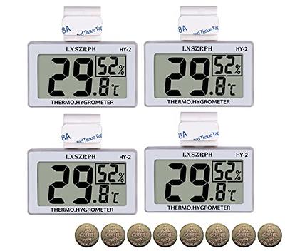 Digital Reptile Thermometer and Humidity Gauge Remote Probes Terrarium Reptile  Hygrometer Thermo Humidor Tank Cage Incubator Brooder Indoor Outdoor