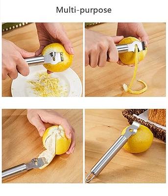 Stainless Steel Orange Grapefruit Peeler Practical Fruit Opener Skinning  Knife Vegetables Peeling Cutter Kitchen Supplies