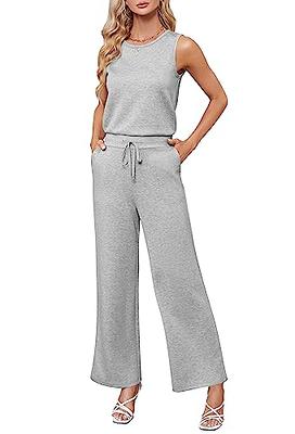 Sarin Mathews Air Essentials Jumpsuits for Women Casual Wide Leg