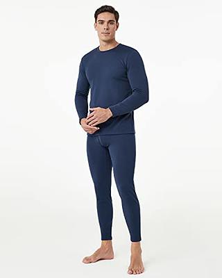 LAPASA Men's Thermal Underwear Set Soft Fleece Lined Long Johns