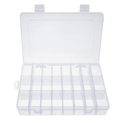 Honbay Clear Visible Plastic Fishing Tackle Accessory Box Fishing Lure Bait  Hooks Storage Box Case Container Jewelry Making Findings Organizer Box  Storage Container Case (S:6.9x3.7x1.2inch) - Yahoo Shopping